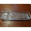 Vintage pressed glass pen tray