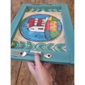 Beautiful Large Tray with fork handles - Great condition