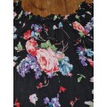 Floral Off Shoulder Top with lace detail - Size M