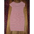 Red and White Striped Dress - Size 14 - Foschini