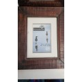 4 x Wooden picture frames - New Sealed - 10cm x 15cm each