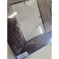 2 x Wooden picture frames - New Sealed - 10cm x 15cm each