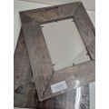 2 x Wooden picture frames - New Sealed - 130mm x 180mm each