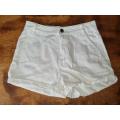 White High Rise Shorts - Size M