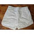 White High Rise Shorts - Size M