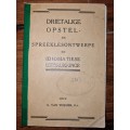 Drietalige Opstel en Spreeklesontwerpe en Idiomatiese Uitdrukkinge - Afr. Eng. en Duits - 1942