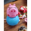 6 x Toy figurines - Including Peppa Pig