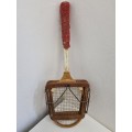 Vintage Wooden Slazenger Tennis Racket with wooden cover - See pictures
