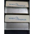 2 x Vintage MARS Steadtler Tins