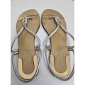 The Lisa King Collection Sandals - Gold and Silver - Size 7