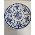 Johnson Brothers Saucer - Blue and White - Diameter - 14cm