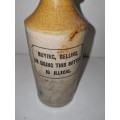 Vintage F. Hayward Port Elizabeth Ginger Beer bottle - Some damage - See pictures