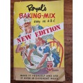 Royal`s Baking-mix easy as ABC - New Edition - Vintage Recipe booklet