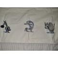 Baby Cot duvet cover with animal detail
