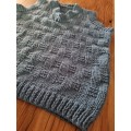 Hand Knitted kids pull over - Should fit age 3 years