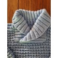 Hand Knitted kids Jersey - Should fit age 2-3 years - New, Never worn - Chunky knit Light blue