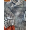 Hand Knitted kids Jersey - Should fit age 2-3 years - New, Never worn - Chunky knit Light blue