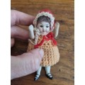 Small vintage porcelain doll