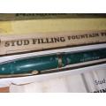 Vintage Platignum Senior Fountain Pen - Made in England - In original box