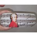 Spectacle Case with Mozart detail