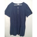 Donatella Navy Dress - Size 20