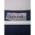 Donatella Navy Dress - Size 20