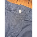 Truworths High Waisted Navy Pants - 100% Cotton - Size 36