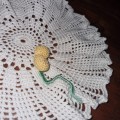 Beautiful Crochet Doily - Diameter 19cm
