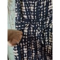 Poetry summer dress with pockets and belt - Size 14