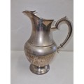 Large Silver Plated water jug - Good Quality Heavy item - Needs a clean