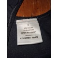 Country Road Black Vest top - Size M