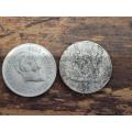 2 x 10c coins - 1976 & 1988