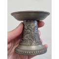 Small SKS Zinn Pewter Stand with great detail - Height - 7.5cm