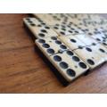 Vintage Dominoes set in Wooden slide box