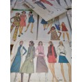 10 x Vintage Ladies Clothing patterns