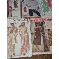 5 x Vintage Woman Clothing patterns