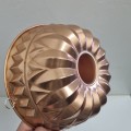 Round Metal Copper Colored 9 Cup Mold