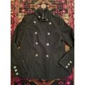 Black Jacket with button detail - Woolworths - Size 12