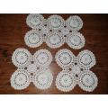 3 x Beautiful Crochet Doilies