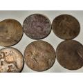 9 x Antique coins