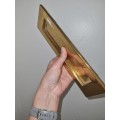 Solid Brass letter plate - letter box plate