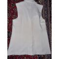 Beautiful White sleeveless Jacket - Truworths - Size 40 - Great Quality - Never worn