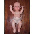 Vintage Hard Plastic Doll - Hong Kong - Size - 13.5cm