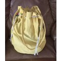An amazing MOMO leather mustard yellow handbag