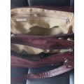 Vintage genuine leather Dooney and Bourke handbag