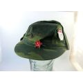 Original Russian Army Infantry Camo Cap with Collectable Russian Military Badges. Haven't been used.