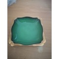 1 x carlton ware green and gold bowl