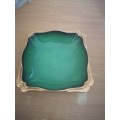 1 x carlton ware green and gold bowl