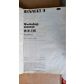 1 x Renault 9 Workshop Manual M.R.236