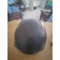 1 x GSB XL black motorbike helmet & 1 pair of black cloves